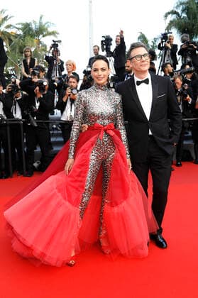 Berenice Bejo and Michel Hazanavicius at the premiere of the feature film The Innocent L Innocent at the Festival de Cannes 2022 75 Cannes International Film Festival at the Palais des Festivals Cannes, 24 05 2022. Foto:xD.xBedrosianx xFuturexImage