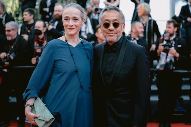 75eme Festival International du Film de Cannes. Montee des marches du film L innocent pour le 75eme anniversaire du festival. 75th Cannes International Film Festival. Rise of the steps of the film L innocent for the 75th anniversary of the festival 280725 0000-00-00 Cannes France Le Van Kim, Renaud; Ernotte, Delphine  Copyright: xTerencexBaelenx STAR_280725_041