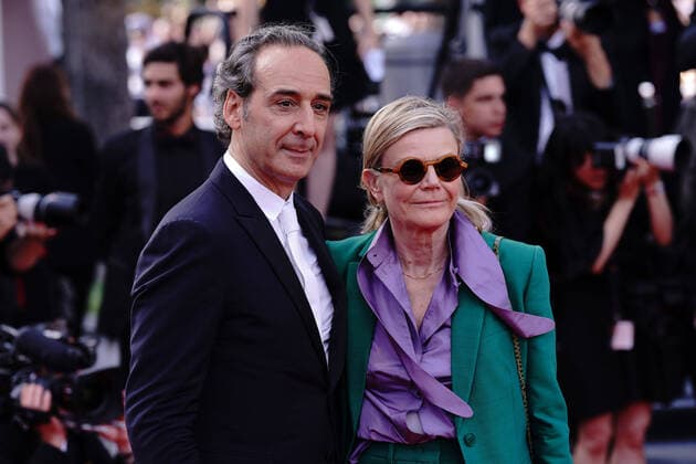 Alexandre Desplat - Dominique Lemonnier CELEBRITES : 75eme Festival de Cannes - Tapis rouge du film Â« L?Innocent et de la soiree anniversaire du 75eme festival Â» - 24 05 2022 NorbertScanella Panoramic 