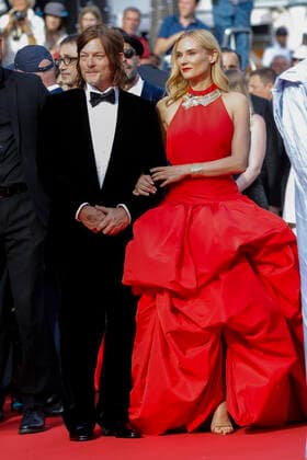 May 24, 2022, Cannes, France: Diane Kruger and Norman Reedus attend the anniversary screening of The Innocent during the 75th Annual Cannes Film Festival at Palais des Festivals in Cannes, France, on 24 May 2022. Photo: Cannes France - ZUMAm179 20220524_zep_m179_090 Copyright: xAlecxMichaelx