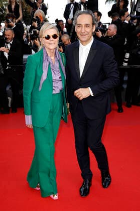 Dominique Lemonnier with husband Alexandre Desplat at the premiere of the feature film The Innocent L Innocent at the Festival de Cannes 2022 75 Cannes International Film Festival at the Palais des Festivals Cannes, 24 05 2022. Foto:xS.xGabschx xFuturexImage