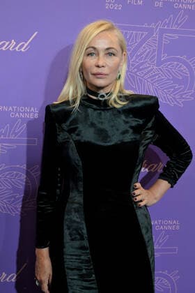 75eme Festival International du Film de Cannes. Montee des marches du film L innocent pour le 75eme anniversaire du Festival. Arrivées Soiree. 75th International Cannes Film Festival. Photocall arrivals. 280755 2022-05-24 Cannes France Beart, Emmanuelle  Copyright: xL.Urmanx xStarfacex STAR_280755_121