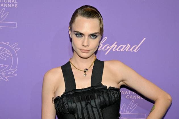 75eme Festival International du Film de Cannes. Montee des marches du film L innocent pour le 75eme anniversaire du Festival. Arrivées Soiree. 75th International Cannes Film Festival. Photocall arrivals. 280755 2022-05-24 Cannes France Delevingne, Cara  Copyright: xL.Urmanx xStarfacex STAR_280755_161