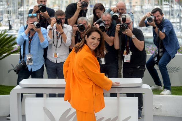75th Cannes film festival 2022, Photocall film Nostalgia. Pictured: Sofia Essaidi  Copyright: xAlbertoxTerenghi Cannesx2022x xix xVenezia2020x