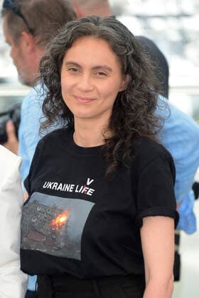 75th Cannes film festival 2022, Photocall film Bachennya Metelyka (Butterfly Vision) . Pictured: Darya Bassel  Copyright: xAlbertoxTerenghi Cannesx2022x xix xVenezia2020x