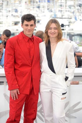 75th Cannes film festival 2022, Photocall film Bachennya Metelyka (Butterfly Vision) . Pictured: Lyubomyr Valivots, Rita Burkovska  Copyright: xAlbertoxTerenghi Cannesx2022x xix xVenezia2020x