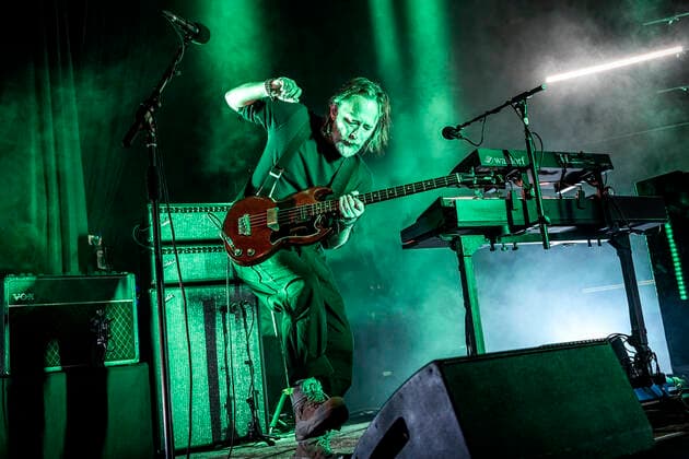 The Smile live in Oslo, Norway Oslo, Norway. 24th, May 2022. The English rock band The Smile performs a live concert at Sentrum Scene in Oslo. Here singer, songwriter and musician Thom Yorke is seen live on stage. Oslo Norway Sentrum Scene  Copyright: xGonzalesxPhoto TerjexDokkenx