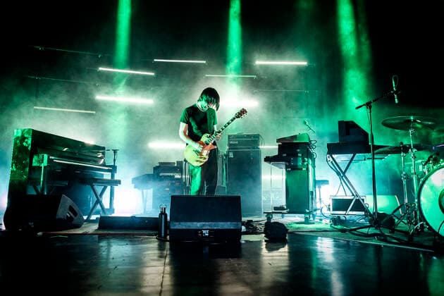The Smile live in Oslo, Norway Oslo, Norway. 24th, May 2022. The English rock band The Smile performs a live concert at Sentrum Scene in Oslo. Here guitarist Jonny Greenwood is seen live on stage. Oslo Norway Sentrum Scene  Copyright: xGonzalesxPhoto TerjexDokkenx