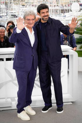 Photo IPP Daniele Cifala™ Cannes 25 05 2022 Nostalgia Photocall The 75th Annual Cannes Film Festival in the photo Director Mario Martone and Pierfrancesco Favino Italy Photo Press World Copyright  0