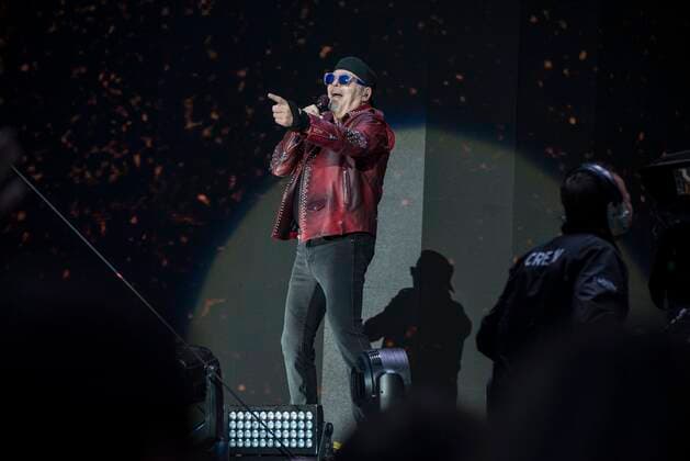Italy: Vasco Rossi performs in Milan Vasco Rossi performs at Ippodromo La Maura in Milan. Milan Milan Italy Copyright: PamelaxRovaris