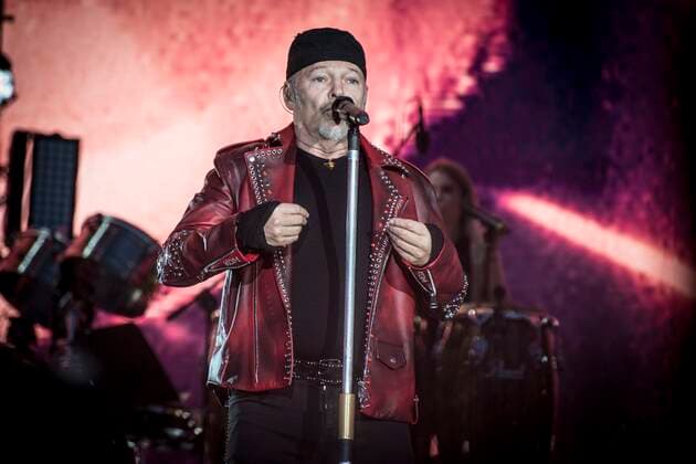 Italy: Vasco Rossi performs in Milan Vasco Rossi performs at Ippodromo La Maura in Milan. Milan Milan Italy Copyright: PamelaxRovaris