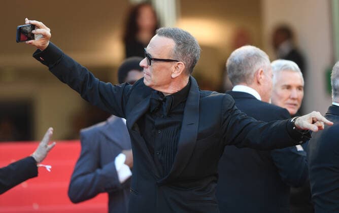 Internationale Filmfestspiele von Cannes, Elvis Premiere American actor Tom Hanks attends the premiere of Elvis at Palais des Festivals at the 75th Cannes Film Festival, France on Wednesday, May 25, 2022.  CAN20220525121 RUNExHELLESTAD