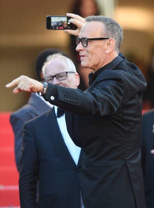 American actor Tom Hanks attends the premiere of Elvis at Palais des Festivals at the 75th Cannes Film Festival, France on Wednesday, May 25, 2022.  CAN20220525123 RUNExHELLESTAD