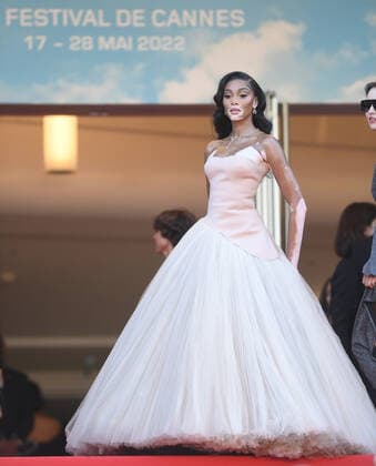 Internationale Filmfestspiele von Cannes, Elvis Premiere Jamaican-Canadian model Winnie Harlow attends the premiere of Elvis at Palais des Festivals at the 75th Cannes Film Festival, France on Wednesday, May 25, 2022.  CAN20220525141 RUNExHELLESTAD