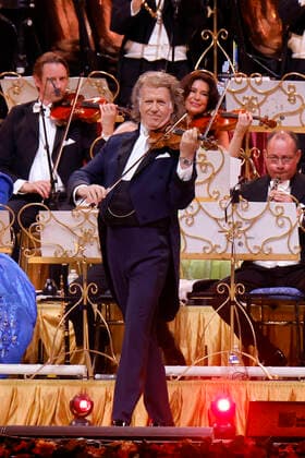 Star violinist Andre Rieu with his Johann Strauss Orchestra during his concert as part of the Happy Together Tour live at the Lanxess Arena Cologne, 25 05 2022 NRW Germany Copyright: xChristophxHardtx