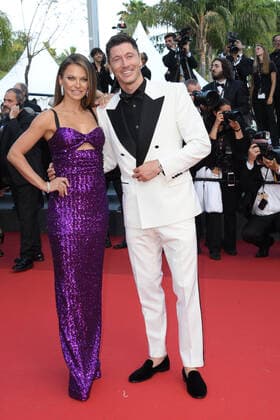 75th Cannes Film Festival 2022, red carpet Elvis Pictured: Robert Lewandowski, Anna Lewandowska  Copyright: xManuelexMangiarottix xipa-agencyx xVeneziax2020x