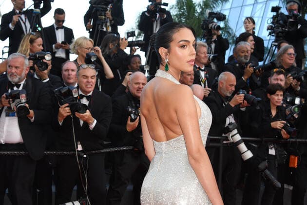 75th Cannes Film Festival 2022, red carpet Elvis Pictured: Georgina Rodriguez  Copyright: xManuelexMangiarottix xipa-agencyx xVeneziax2020x