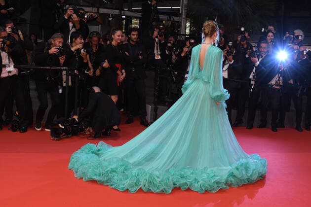 75th Cannes Film Festival 2022, red carpet Stars At Noon Pictured: Olivia DeJonge  Copyright: xManuelexMangiarottix xipa-agencyx xVeneziax2020x