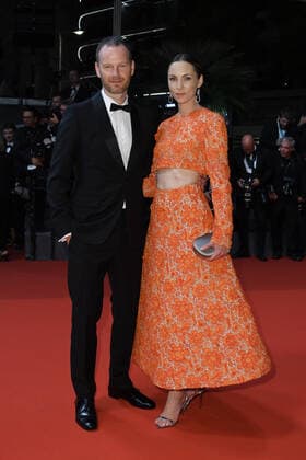 75th Cannes Film Festival 2022, red carpet Stars At Noon Pictured: Joachim Trier and Kirsty Mitchell  Copyright: xManuelexMangiarottix xipa-agencyx xVeneziax2020x