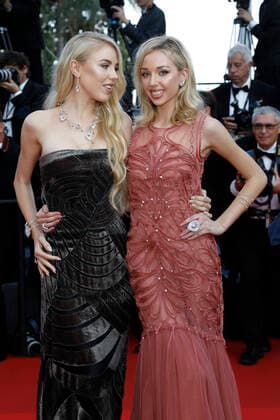 May 25, 2022, Cannes, France: Princess Maria Chiara of Bourbon (l) and Princess Maria Carolina of Bourbon attend the premiere of Elvis during the 75th Annual Cannes Film Festival at Palais des Festivals in Cannes, France, on 25 May 2022. Photo: Cannes France - ZUMAm179 20220525_zep_m179_033 Copyright: xAlecxMichaelx