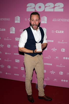 Kunz 15 Swiss Music Awards 2022 Swiss dialect singer Kunz Nominee and winner of the concrete block in the two categories Best Male Act and Best Album Presentation of the 15 Swiss Music Awards on 25 05 2022 in the Bossard Arena Zug Canton Zug, Switzerland