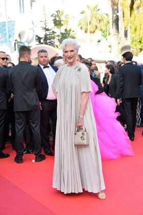 Maye Musk premiere of the feature film Elvis Festival de Cannes 2022 75 Cannes International Film Festival at the Palais des Festivals Cannes 25 May 2022.