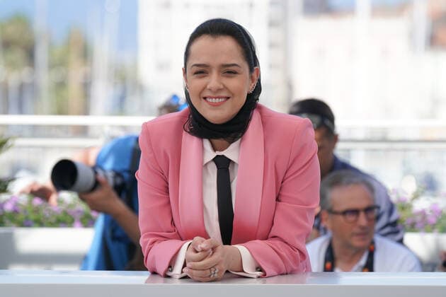 Taraneh Alidoosti (actrice) CELEBRITES : 75Ã me Festival de Cannes - Photocall du film Â« Leila?s Brothers Â» - 26 05 2022 NorbertScanella Panoramic 