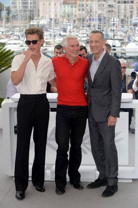 Entertainment Bilder des Tages 75th Cannes film festival 2022, Photocall film Elvis. Pictured: Baz Luhrmann, Tom Hanks, Austin Butler  Copyright: xAlbertoxTerenghi Cannesx2022x xix xVenezia2020x