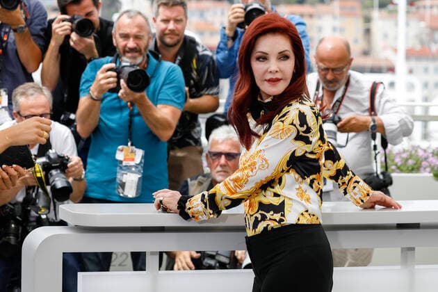 May 26, 2022, Cannes, France: Priscilla Presley poses at the photocall of Elvis during the 75th Annual Cannes Film Festival at Palais des Festivals in Cannes, France, on 26 May 2022. Photo: Cannes France - ZUMAm179 20220526_zep_m179_020 Copyright: xAlecxMichaelx