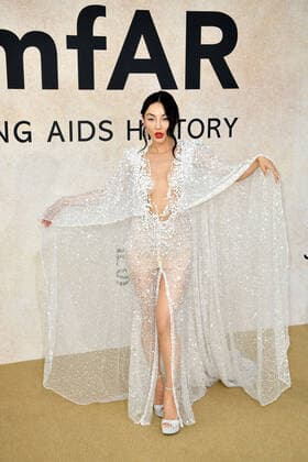 Cannes 2022 - 75Â° Festival Internazionale del cinema, Decima serata, amfAR Gala Cannes 2022. Nella Foto Jessica Wang  Copyright: xAlbertoxTerenghix xipa-agency.nex xVenezia2020x