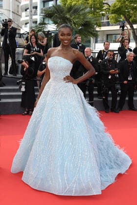 75th Cannes Film Festival 2022, red carpet Broker Pictured: Leomie Anderson  Copyright: xManuelexMangiarottix xipa-agencyx xVeneziax2020x