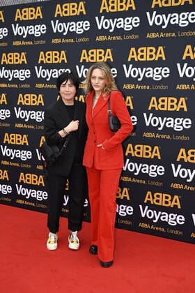 LONDON 20220526 Sharleen Spiteri och Misty Heath arrive for the gala premiere of the ABBA Voyage concert at the ABBA Arena at Queen Elizabeth Olympic Park in London Foto Pontus Lundahl TT kod 10050 LONDON GREAT BRITAIN x10050x,  Copyright: xPontusxLundahl TTx ABBA VOYAGE