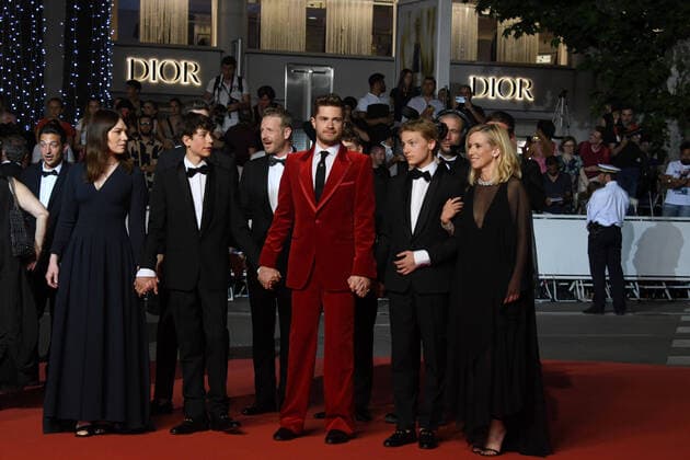 75th Cannes Film Festival 2022, red carpet Close Pictured: Emilie Dequenne, Gustav De Waele, Lukas Dhont, Eden Dambrine, LÃ a Drucker  Copyright: xManuelexMangiarottix xipa-agencyx xVeneziax2020x