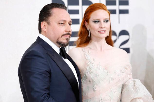 Klemens Hallmann with wife Barbara Meier at the 28 amfAR Gala Cannes during the Festival de Cannes 2022 75 Cannes International Film Festival at HÃ tel du Cap Eden Roc Antibes, 26 05 2022 Foto:xD.xBedrosianx xFuturexImage