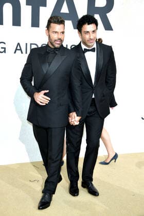 Cannes 2022 - 75Â° Festival Internazionale del cinema, Decima serata, amfAR Gala Cannes 2022. Nella Foto Jwan Yosef, Ricky Martin  Copyright: xAlbertoxTerenghix xipa-agency.nex xVenezia2020x