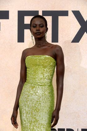 Cannes 2022 - 75Â° Festival Internazionale del cinema, Decima serata, amfAR Gala Cannes 2022. Nella Foto Aweng Chuol  Copyright: xComi-Terenghix xipa-agency.netx x xVenezia2020x