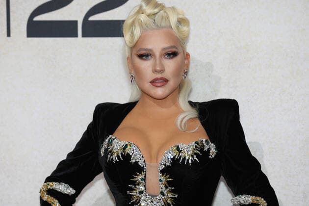 May 27, 2022, Cannes, Cote d Azur, France: CHRISTINA AGUILERA attends the amfAR Gala Cannes photocall during 75th annual Cannes Film Festival Cannes France - ZUMAc179 20220527_zep_c179_012 Copyright: xMickaelxChavetx