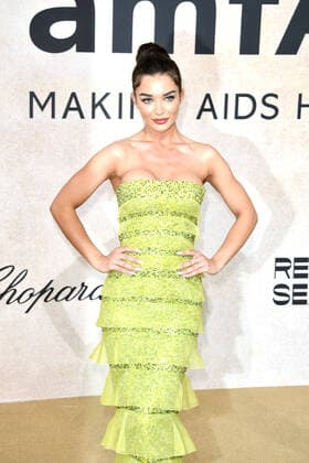 Cannes 2022 - 75Â° Festival Internazionale del cinema, Decima serata, amfAR Gala Cannes 2022. Nella Foto Amy Jackson  Copyright: xAlbertoxTerenghix xipa-agency.nex xVenezia2020x