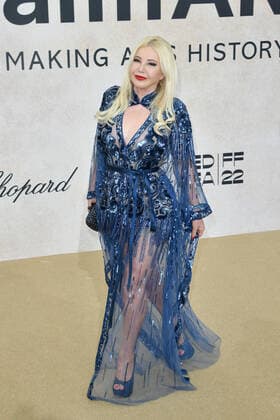 Cannes 2022 - 75Â° Festival Internazionale del cinema, Decima serata, amfAR Gala Cannes 2022. Nella Foto Monika Bacardi  Copyright: xAlbertoxTerenghix xipa-agency.nex xVenezia2020x