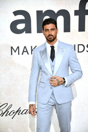 Cannes 2022 - 75Â° Festival Internazionale del cinema, Decima serata, amfAR Gala Cannes 2022. Nella Foto Michele Morrone  Copyright: xAlbertoxTerenghix xipa-agency.nex xVenezia2020x