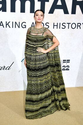 Cannes 2022 - 75Â° Festival Internazionale del cinema, Decima serata, amfAR Gala Cannes 2022. Nella Foto Raline Shah  Copyright: xAlbertoxTerenghix xipa-agency.nex xVenezia2020x