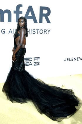 Cannes 2022 - 75Â° Festival Internazionale del cinema, Decima serata, amfAR Gala Cannes 2022. Nella Foto Duckie Thot  Copyright: xAlbertoxTerenghix xipa-agency.nex xVenezia2020x