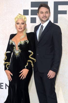 Cannes 2022 - 75Â° Festival Internazionale del cinema, Decima serata, amfAR Gala Cannes 2022. Nella Foto Christina Aguilera and Matthew Rutler  Copyright: xAlbertoxTerenghix xipa-agency.nex xVenezia2020x