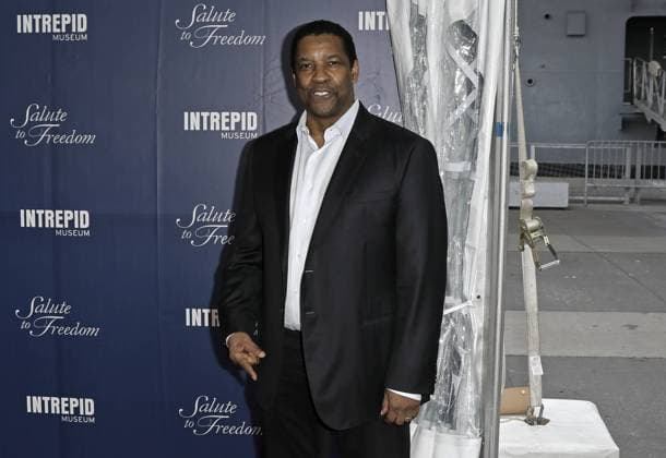 US actor Denzel Washington attends the 2022 Intrepid Sea, Air & Space Museum Salute to Freedom Gala at Intrepid Sea-Air-Space Museum in New York City on Thursday, May 26, 2022.  NYP202205026107 PeterxFoley