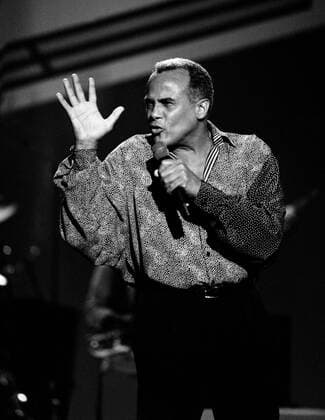 Harry Belafonte on American Bandstand in 1985 Copyright: xRonxWolfsonx xMediaPunchx