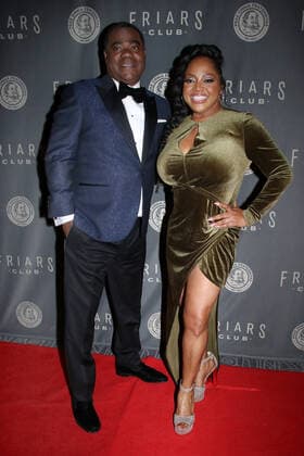 NEW YORK, NY - MAY 26: Tracy Morgan and Sherri Shepherd at the Friars Club 2022 Entertainment Icon Award honoring Tracy Morgan at the Ziegfeld Ballroom in New York City on May 26, 2022. Copyright: xRWx