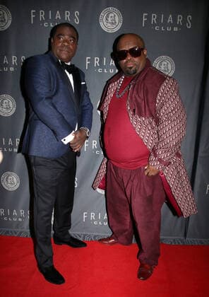 NEW YORK, NY - MAY 26: Tracy Morgan and CeeLo Green at the Friars Club 2022 Entertainment Icon Award honoring Tracy Morgan at the Ziegfeld Ballroom in New York City on May 26, 2022. Copyright: xRWx