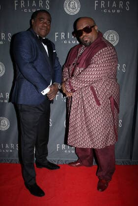 NEW YORK, NY - MAY 26: Tracy Morgan and CeeLo Green at the Friars Club 2022 Entertainment Icon Award honoring Tracy Morgan at the Ziegfeld Ballroom in New York City on May 26, 2022. Copyright: xRWx