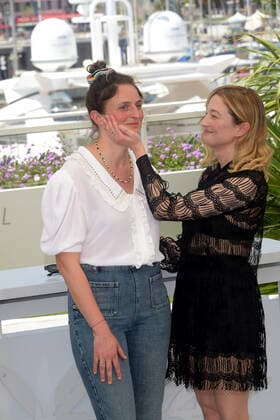 75th Cannes film festival 2022, Photocall Rendez-Vous With Alice Rohrwacher. Pictured: Alba Rohrwacher, Alice Rohrwacher  Copyright: xAlbertoxTerenghi Cannesx2022x xix xVenezia2020x