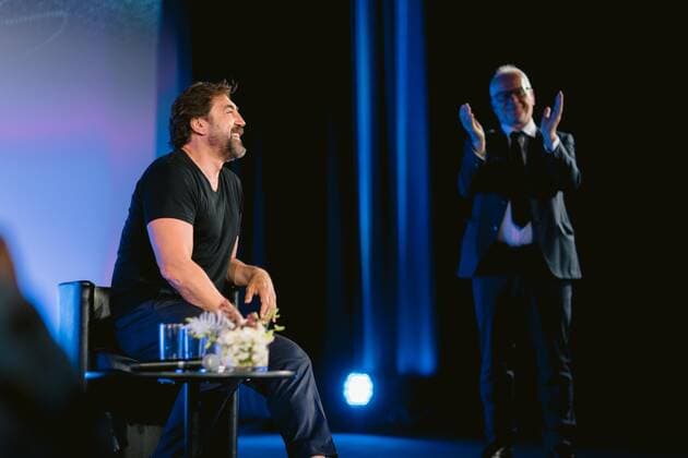 75eme Festival International du Film de Cannes. Masterclass avec Javier Bardem. 75th International Cannes Film Festival 280893 2022-05-27 Alpes-Maritimes Cannes France Bardem, Javier  Copyright: xTerencexBaelenx STAR_280893_001